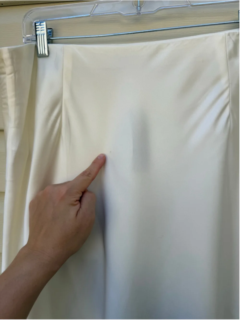 J.Crew Gwen Mini Slip Skirt Womens XL Ivory Satin A-Line NWT BK711